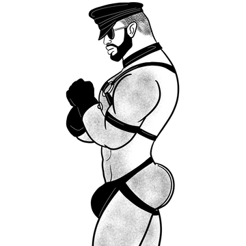 Lthr Man 3 Full Body / Unisex Jersey Tank